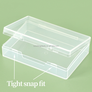 Caja de Cartas de Plástico PP Transparente SUNSHING, con Bisagras, para un Solo Mazo, Contenedor de Almacenamiento de Cartas de Póker, Portátil, para Cartas de Tarot - Product Image 2