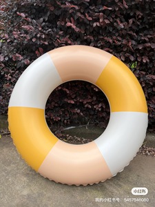 Anillos de natación inflables a rayas de PVC personalizables <span class=keywords><strong>para</strong></span> niños y <span class=keywords><strong>adultos</strong></span> durante los <span class=keywords><strong>flotadores</strong></span> de piscina de verano - Product Image 6