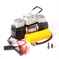 Compresseur d'air à double cylindre en gros de Chine, kits de réparation de pneus, gonfleur de pneus, kit de réparation de pneus