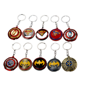 Portachiavi in metallo di personalità <span class=keywords><strong>Captain</strong></span> <span class=keywords><strong>America</strong></span> portachiavi regalo promozionale personalizzato portachiavi in metallo per auto - Product Image 1