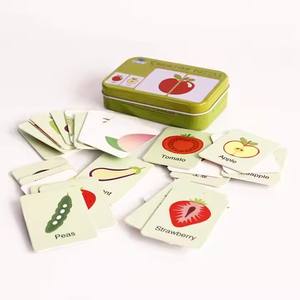 Tarjetas de Memoria de Papel Ecológicas de Doble Cara Personalizadas para el Aprendizaje de Idiomas en Familia - Product Image 2