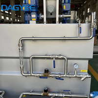 Équipement de réservoir de mélange de poudre de polymère Pam dosant l'unité de système de préparation de floculant de machine