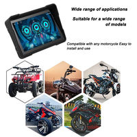 2024 nouveau Carplay automatique pour moto Gps Navigation récepteur stéréo moniteur Bluetooth 5 pouces étanche sans fil Android écran