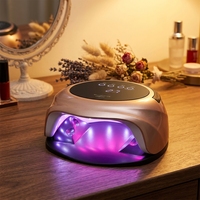 Lampe UV LED professionnelle SUN T2 Plus 98W pour le séchage rapide du vernis gel, pour la maison et le salon