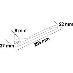 VIGOR-Palanca de liberación y liberación de clip, dentada-EAN 4047728069632 CUERPO Y CHAPAS METÁLICAS - Product Image 2