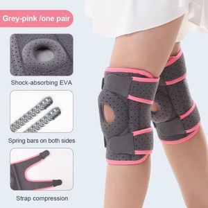 Ginocchiere Sportive in Neoprene Antiscivolo, Traspiranti, Leggere e Regolabili <span class=keywords><strong>per</strong></span> Bambini, Fitness, Ciclismo e Alpinismo - Product Image 2