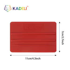 KADELI Ensemble de trois outils d'emballage en <span class=keywords><strong>feutre</strong></span> doux pour film de voiture, avec logo personnalisé, raclette de 4 pouces avec <span class=keywords><strong>feutre</strong></span> en tissu pour l'emballage de vinyle - Product Image 2