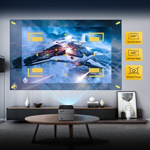 Mini Proyector LED Portátil al por Mayor, Compatible con 4K HDR10+ ±50 °   Proyector Inteligente Keystone con WiFi 2.4G/5G y Función de Duplicación de Pantalla Android - Product Image 5