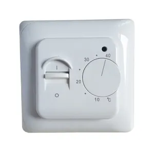 Elektrikli yerden ısıtma oda termostatı manuel sıcak zemin kablo kullanımı termostat 220V 16A sıcaklık kontrol cihazı
