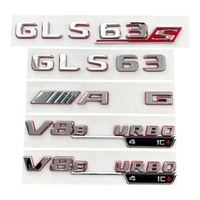 Autocollant 3D ABS pour X167 GLS, plaque d'immatriculation arrière personnalisée pour GLS63S et GLS63, autocollant de carrosserie bicolore