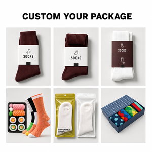 Chaussettes en coton personnalisées pas chères, chaussettes pour hommes, chaussettes douces en coton peigné pour la vie quotidienne - Product Image 5