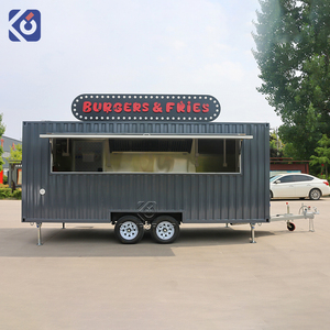Remorque de bar mobile CAMPTRL, camion de vente de nourriture entièrement équipé, restaurant en conteneur, remorque de restauration rapide, chariot de nourriture de rue mobile - Product Image 3