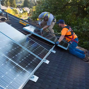 Sistema Solar Híbrido de 30kw 50kw 100kw, Sistema de Paneles Solares Fuera de la Red, Sistema de Almacenamiento de Energía Solar Trifásico para Instalación en Techo - Product Image 5