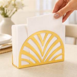 Modern Wrought Iron High-End Restaurant Napkin <b>Holder</b> with Light Eco-Friendly <b>Toilet</b> Paper Shelf for Cross Border Foreign Trade - Product Image 5
