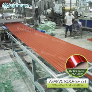 SA lapisan UPVC plastik lembaran atap bergelombang, perlindungan hujan UPVC PVC ubin atap - Product Image 3