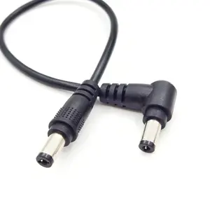 0.25m 5.5*2.1/2.5mm DC Male To Male Power Cable 5521/5525 DC Male Jack To DC Male Cable