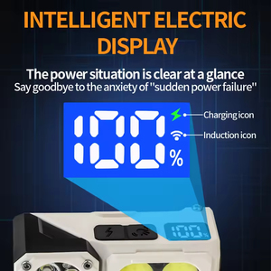 Linterna frontal multifuncional recargable COB portátil 90 ° Faros delanteros giratorios de inducción magnética para exteriores, USB, para ciclismo y camping - Product Image 6