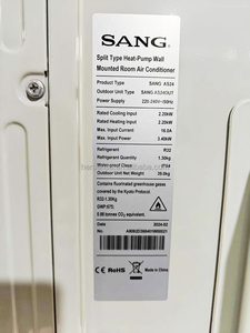 เครื่องปรับอากาศติดผนังแบบแยกส่วน Sang 24000BTU อินเวอร์เตอร์ ระบบทำความเย็นและความร้อน 220V 50Hz ใช้สารทำความเย็น R32 เหมาะสำหรับบ้าน สำนักงาน และโรงแรม - Product Image 4