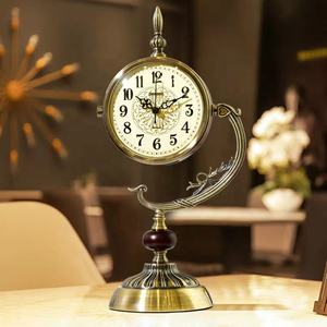 <span class=keywords><strong>Relojes</strong></span> <span class=keywords><strong>de</strong></span> mesa <span class=keywords><strong>de</strong></span> escritorio Retro redondos para decoración del hogar <span class=keywords><strong>de</strong></span> estilo antiguo europeo para oficina <span class=keywords><strong>de</strong></span> estudio en casa - Product Image 5