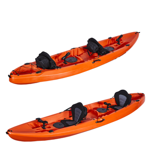 Kayak familial LSF en promotion, 3 places, pour la pêche et la navigation, coque en HDPE/PE/polyéthylène, pour la pêche en plein air - Product Image 2