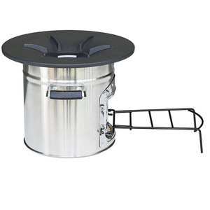 Poêle à gaz sans fumée SSM S32-X pour usage domestique quotidien, en acier inoxydable, norme ISO, combustion propre pour une cuisine saine - Product Image 1
