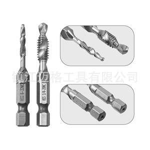 Hexagonal Shank Composite Tap Hss Spiral Us Uk Standard Drill Bit Manual Tool - Product Image 3