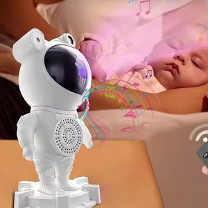 Projecteur d'étoiles et d'astronautes multicolore premium avec haut-parleur, lumière LED pour chambre à coucher et salle de jeux, lumière d'ambiance - Product Image 1