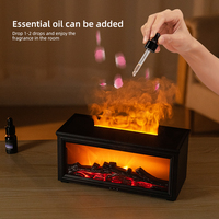 Nouveau diffuseur d'arômes à commande à distance USB avec simulation de foyer 3D, humidificateur pour la maison, le bureau ou l'utilisation sur le bureau