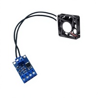 Module de ventilateur compact 5V compatible avec contrôle de vitesse PWM, kit de ventilateur open-source fabriqué en Chine