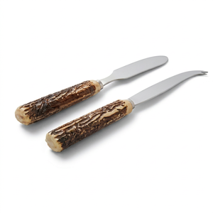 <b>Cheese</b> <b>Knives</b> <b>Set</b> With Wood Handles Stainless Steel Blades Durable Kitchen Tools For Home Use <b>Cheese</b> Serving And Hotel Use - Product Image 1