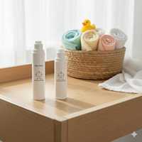 Pulvérisateur à pompe pour poudre pour bébé |   Diffuseur de talc à brume continue |   Sérum de soin de la peau rechargeable et vaporisateur de poudre pour bébé pour les soins des nouveau-nés