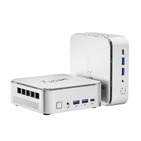 PC Mini Firebat F2 Baru Intel I7-14650HX Intel UHD Graphics 16GB DDR4 512GB PCIE SSD Perak untuk Belajar & Kantor