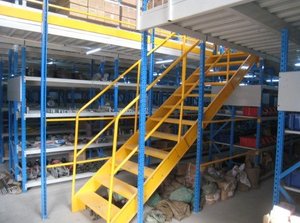 Rack à plusieurs niveaux Utilisation de l'espace multifonctionnel Rack de stockage d'entrepôt Plates-formes de loft Racks à plusieurs niveaux Plates-formes en acier - Product Image 5