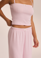 Fabricant de Pyjamas Personnalisés pour Femmes Ensembles Coton Modal avec Dentelle Pointelle Finitions Tenues d'Intérieur