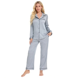 ชุดนอนผู้หญิงแขนยาวขายส่ง คอลเลคชั่นใหม่ประจำฤดูร้อนปี 2026 กางเกงขายาว ชุดลำลอง - Product Image 2