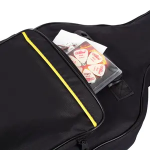 Support de guitare de 41 pouces en tissu Oxford, modèle OEM HX-01, étui portable à double épaule pour guitare électrique, basse, <span class=keywords><strong>mandoline</strong></span> - Product Image 3