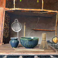Ensemble de Gros de Fouets et Cuillères à Matcha en Céramique Personnalisés Geling Brand Factory, Modèle Classique Écologique 2025 – Outils à Matcha Tendance