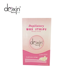 Tiras de <span class=keywords><strong>cera</strong></span> desechables sin dolor directas de fábrica <span class=keywords><strong>para</strong></span> depilación portátil versátil <span class=keywords><strong>para</strong></span> cara pierna leche miel manteca de karité jazmín - Product Image 3