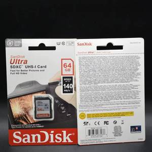 Carte SD SanDisk Ultra SDXC UHS-I 140 Mo/s Classe 10 U1 128 Go pour l'enregistrement Full HD, appareil photo reflex numérique sans miroir - Product Image 2