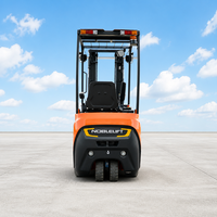 Forklift Counter-Balanced 4 Roda NOBLELIFT Custom Dua/Tiga Tingkat Tiang 1.2 Ton Tinggi 3000mm untuk Penanganan Kargo Gudang