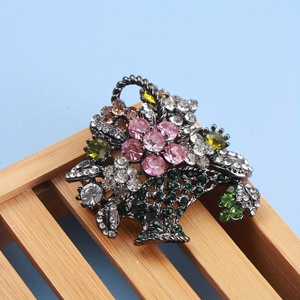 Broche de Diseño Floral Barroco de Lujo para Hombre y Mujer, Regalo Sorpresa para Parejas en Bodas y Festivales - Product Image 2