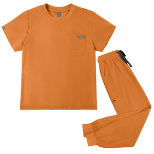 Uniforme de Enfermera OEM, Uniformes Personalizados para Uso Hospitalario, Nuevo Estilo de Uniforme Médico con Cuello Redondo, Conjuntos de Uniformes Médicos Unisex con Pantalones Jogger - Product Image 1