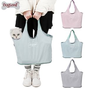 Bolsa de transporte inteligente plegable y ligera para mascotas, bolso de mano con cremallera para exteriores para gatos pequeños, perros, fabricado para mayor comodidad - Product Image 1