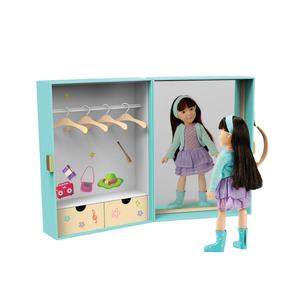 Ensemble de poupées Hape Toy Kruselings Magical Dream Case Girl avec vêtements pour enfants - Product Image 1