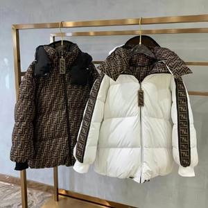 Giacca Reversibile di Lusso 2026 Di, 90% Piuma d'Oca, Impermeabile e Traspirante, Cappotto alla Moda con Zip e Logo Frontale per Uomo e Donna - Product Image 5