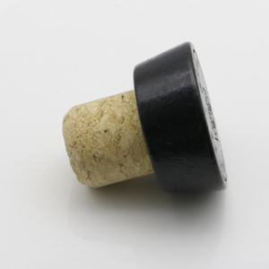 Gute Qualität Glas <span class=keywords><strong>Butt</strong></span> <span class=keywords><strong>Plug</strong></span> Flasche Holzplatte Black Cork Synthetic Cork <span class=keywords><strong>Stopper</strong></span> für Flaschen Gläser