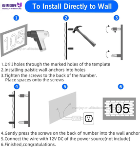 2025ป้ายกันน้ำ LED ตัวอักษรเรืองแสงไฟ LED แบบเจาะรูช่องตัวอักษรเรืองแสงดีไซน์ใหม่ - Product Image 6