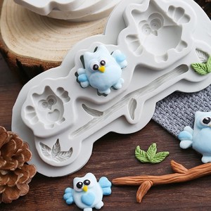 Owl Fondant Silicone <b>Mold</b> Baking Tools DIY Clay Plaster <b>Mold</b> Crafts Scented <b>Candle</b> <b>Mold</b> - Product Image 2
