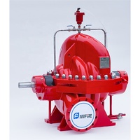 Ensemble de pompe à incendie centrifuge horizontale NFPA20 avec moteur électrique, pompe à corps divisé, 1000 gpm@135 PSI