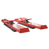Lève-voiture à ciseaux double 4T encastré mère-fils Var Lift |   Vérin hydraulique pour lève-voiture, équipement d'atelier et garage